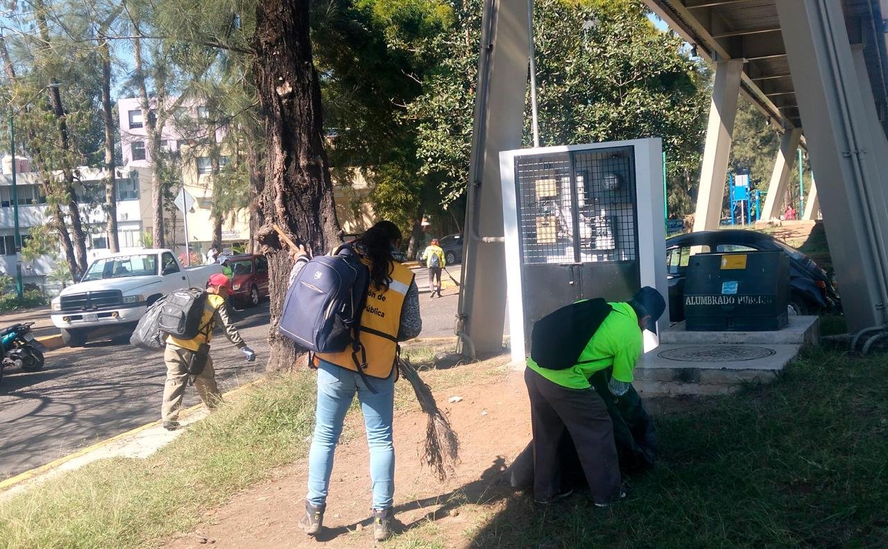 El Ayuntamiento de Xalapa fortalece acciones de limpieza para mantener la buena imagen de la ciudad