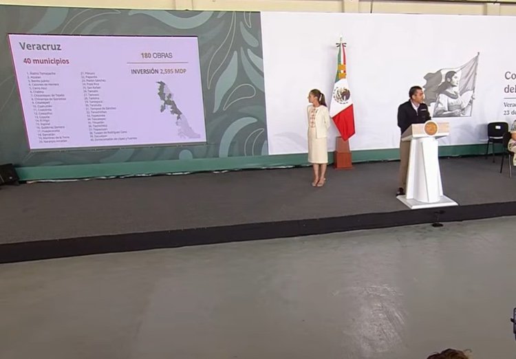 Más de 180 obras hidráulicas beneficiarán a 40 municipios de Veracruz