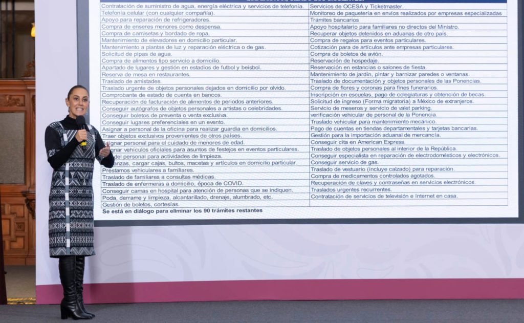 Sheinbaum exhibe gastos de la antigua SCJN