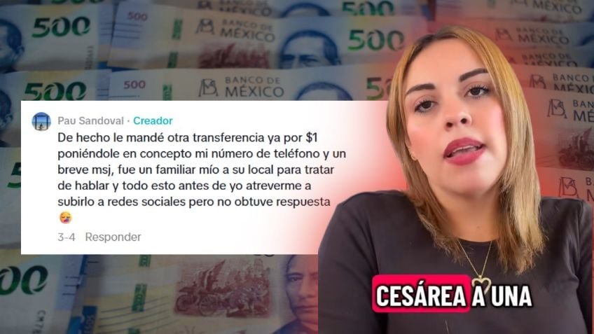 Embarazada transfiere por error 30 mil pesos a una taquería y no se lo regresan; era para su cesárea: “Se pusieron agresivas”