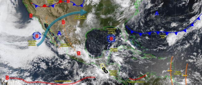 Probabilidad de lluvias hasta el sábado en Veracruz: Conagua Probabilidad de lluvias hasta el sábado en Veracruz: Conagua