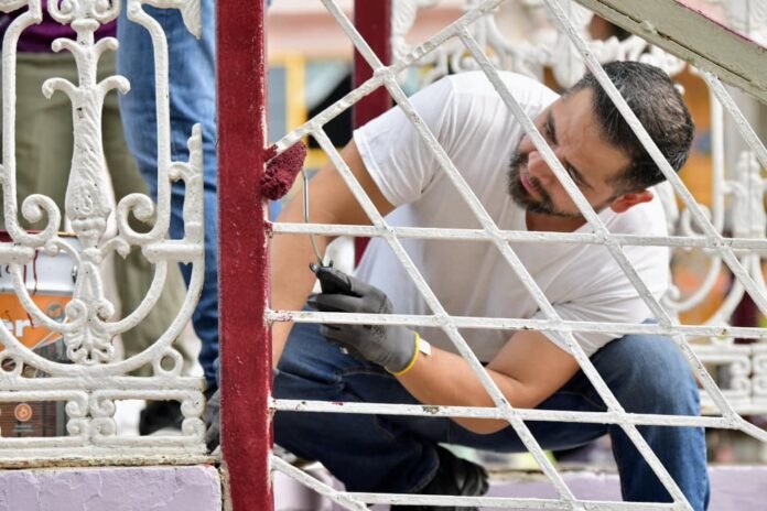 Los tequios, sello en Xalapa Los tequios, sello en Xalapa