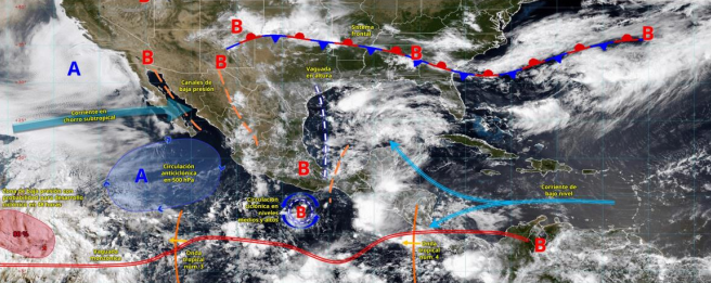 Onda Tropical 4 traerá lluvias intensas aVeracruz: Conagua