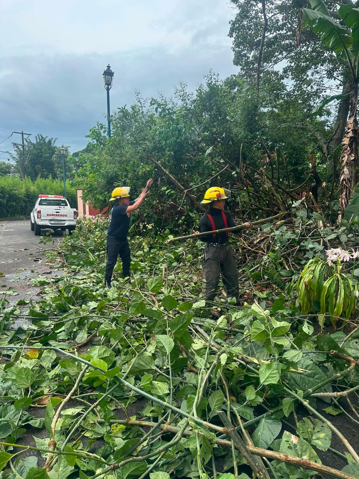 Atiende PC de Coatepec daños por intensas lluvias Atiende PC de Coatepec daños por intensas lluvias