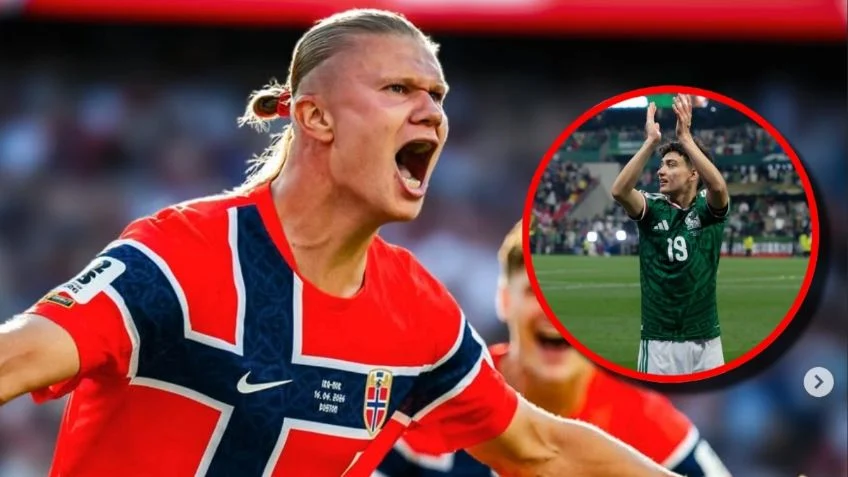 Gilberto Mora apoya a Haaland, FILTRAN FOTO del mexicano en el partido de Noruega vs Inglaterra Gilberto Mora apoya a Haaland, FILTRAN FOTO del mexicano en el partido de Noruega vs Inglaterra