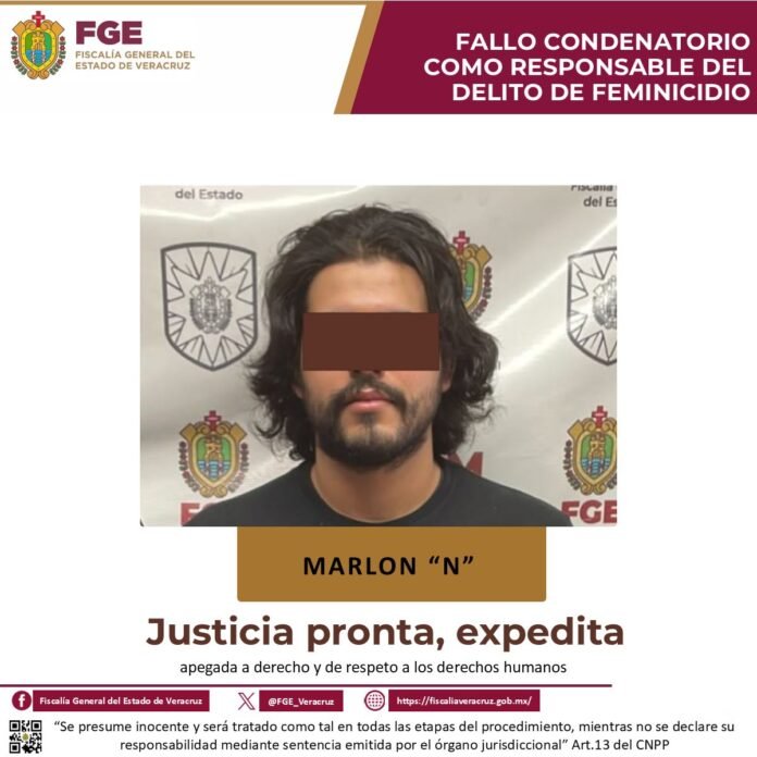 FGE logra fallo condenatorio contra Marlon “N” por el delito de feminicidio FGE logra fallo condenatorio contra Marlon “N” por el delito de feminicidio