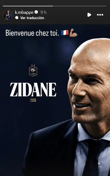 Kylian Mbappé rompe el silencio tras la llegada de Zinedine Zidane a la selección de Francia Kylian Mbappé rompe el silencio tras la llegada de Zinedine Zidane a la selección de Francia