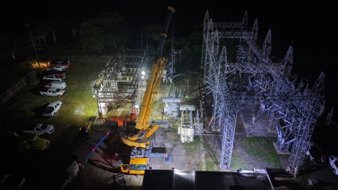 Aumenta la capacidad en la subestación Piedras Negras en Tlalixcoyan Aumenta la capacidad en la subestación Piedras Negras en Tlalixcoyan