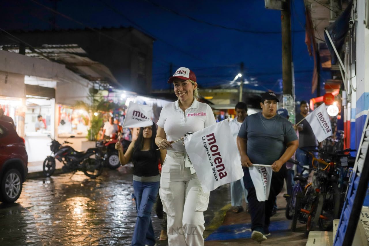 Priscila Carrera Illescas recorre Tres Valles para difundir los avances de la 4T